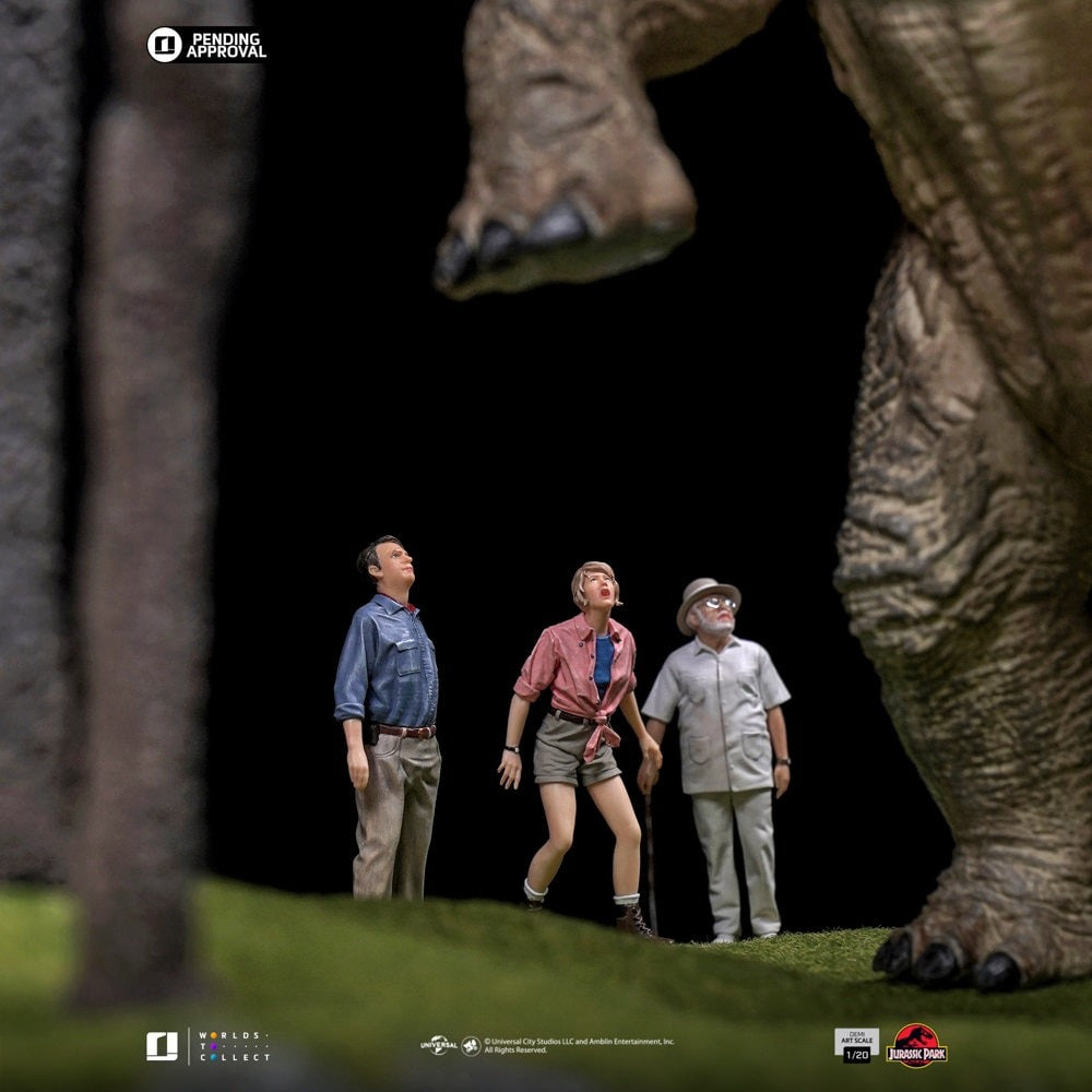Iron Studios - Demi Art Scale 1/20 - Jurassic Park - "Welcome to Jurassic Park" Special Edition Statue 80cm