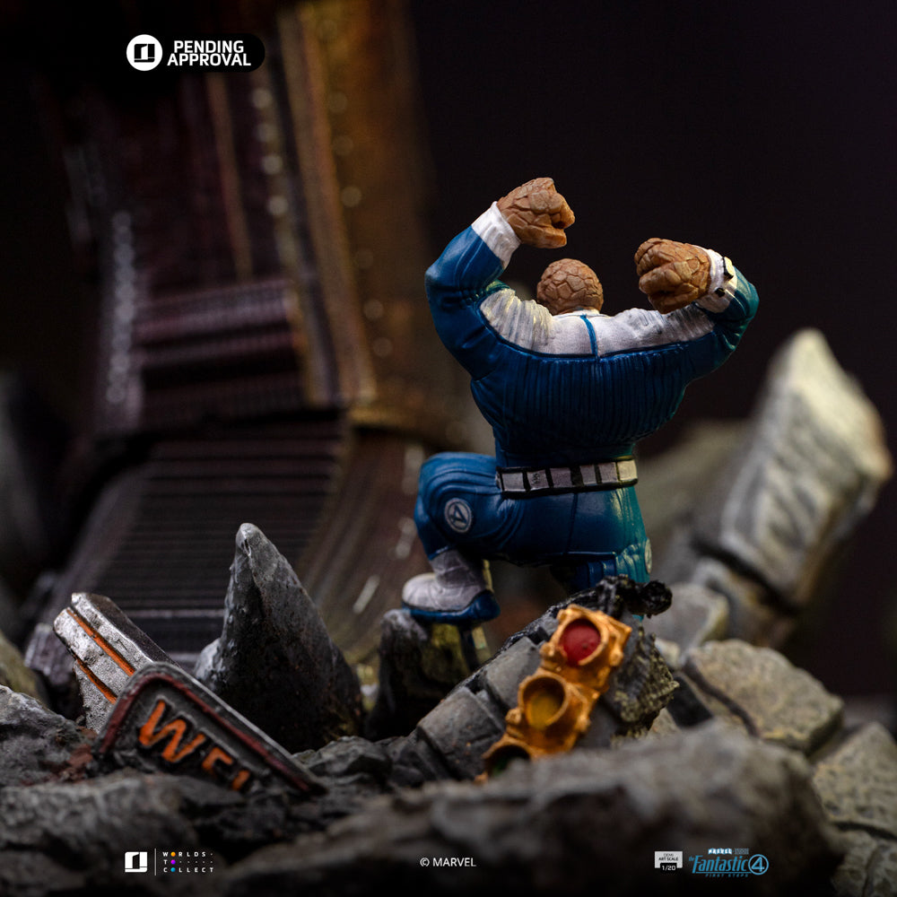 Iron Studios - Demi Art Scale 1/20 - Marvel - Les 4 Fantastiques : Premiers pas - Galactus Battle Diorama Statue 75cm