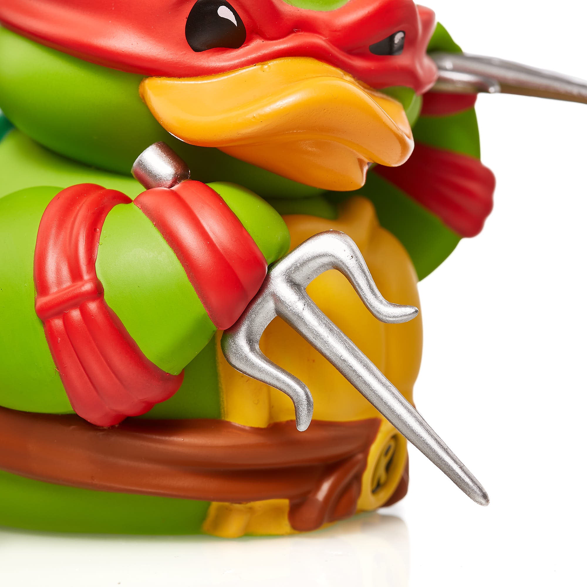 Numskull - Mini TUBBZ Canard de bain - Tortues Ninja - Raphael (Édition baignoire) - 8cm - flash vidéo