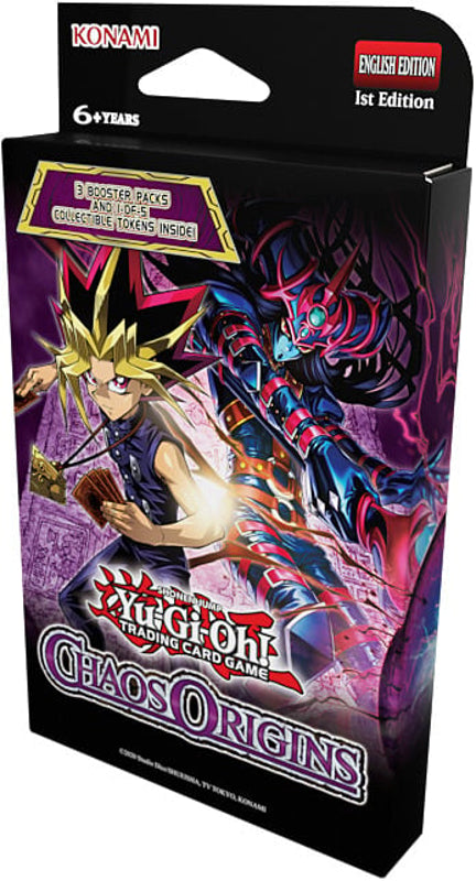 Yu-Gi-Oh! TCG - Chaos Origins Booster 3-Pack (Cardboard Tuckbox) - Only for large retail