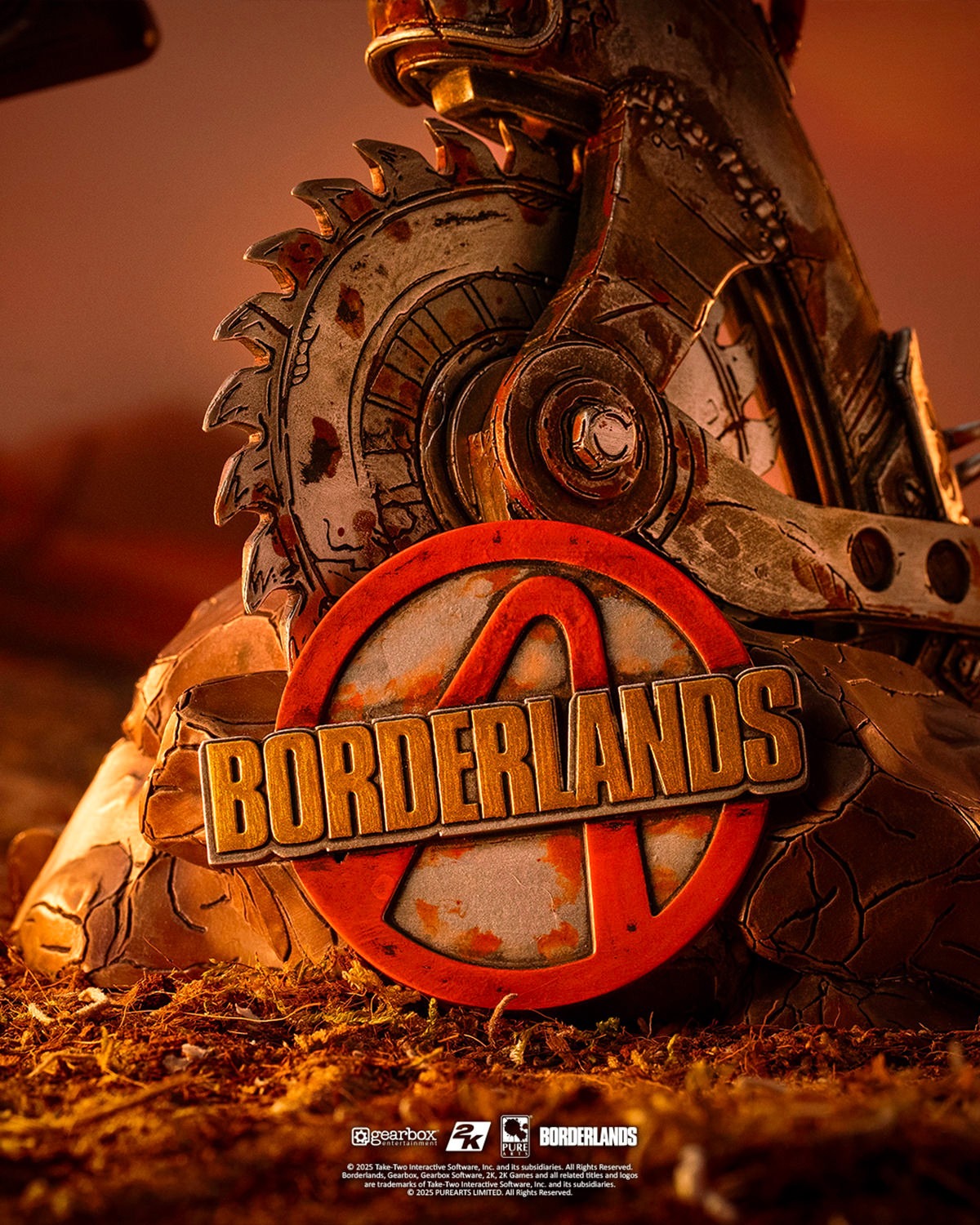 PureArts - 1:1 Scale Bust - Borderlands - Buste Masque Psycho Bandit 46cm