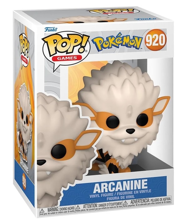Funko Pop! Games: Pokémon - Arcanin - flash vidéo