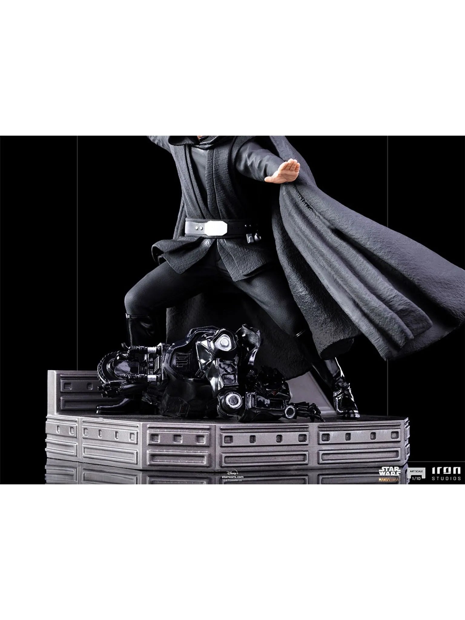 Iron Studios - Arts Scale 1/10 - The Mandalorian - Luke Skywalker (Combar Version) Statue 24cm - flash vidéo