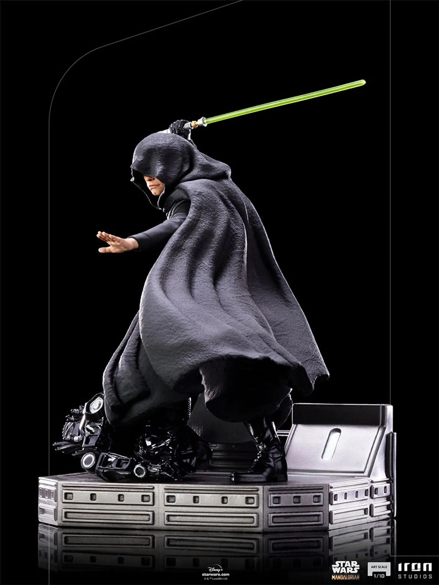 Iron Studios - Arts Scale 1/10 - The Mandalorian - Luke Skywalker (Combar Version) Statue 24cm - flash vidéo