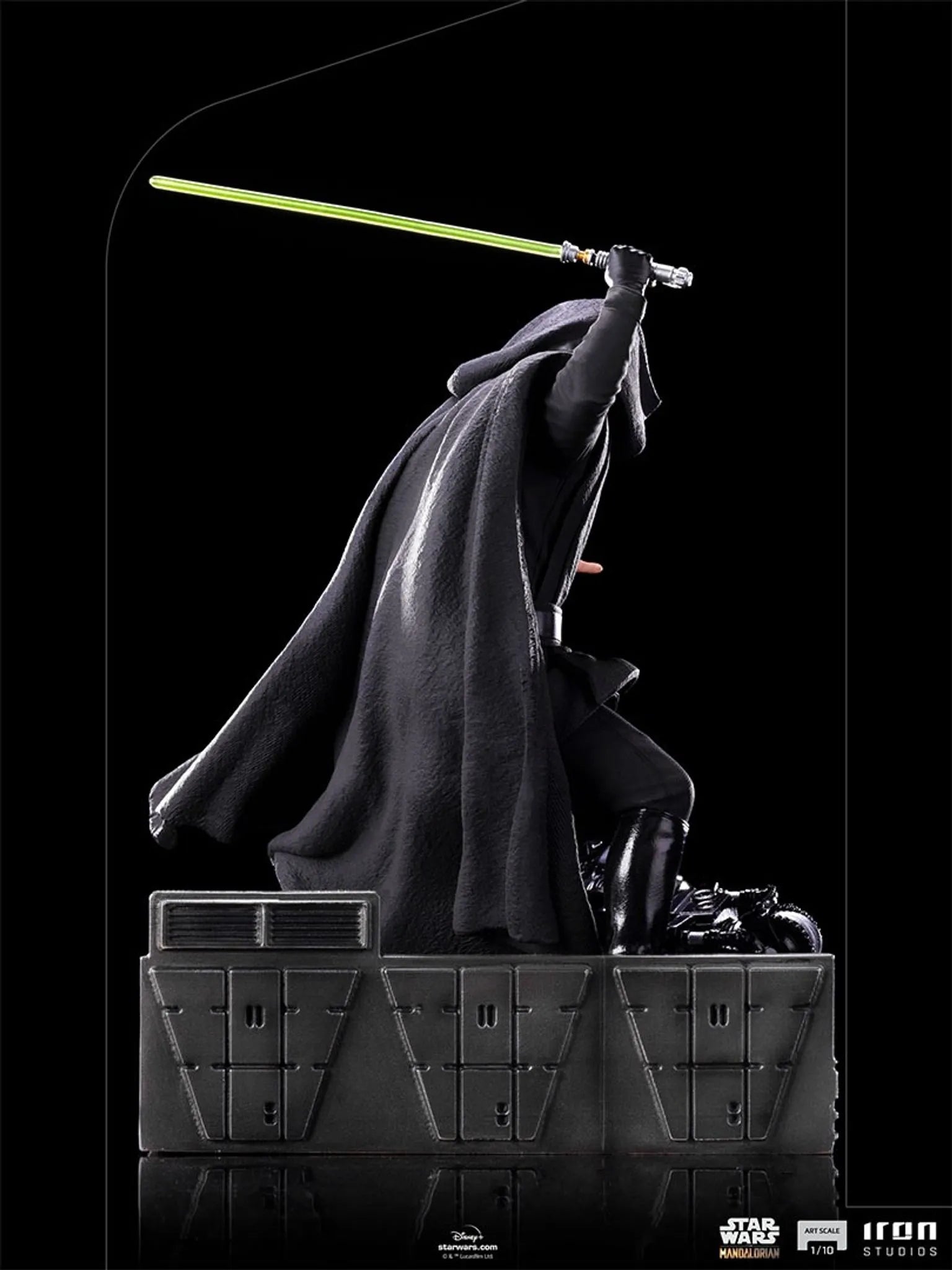 Iron Studios - Arts Scale 1/10 - The Mandalorian - Luke Skywalker (Combar Version) Statue 24cm - flash vidéo