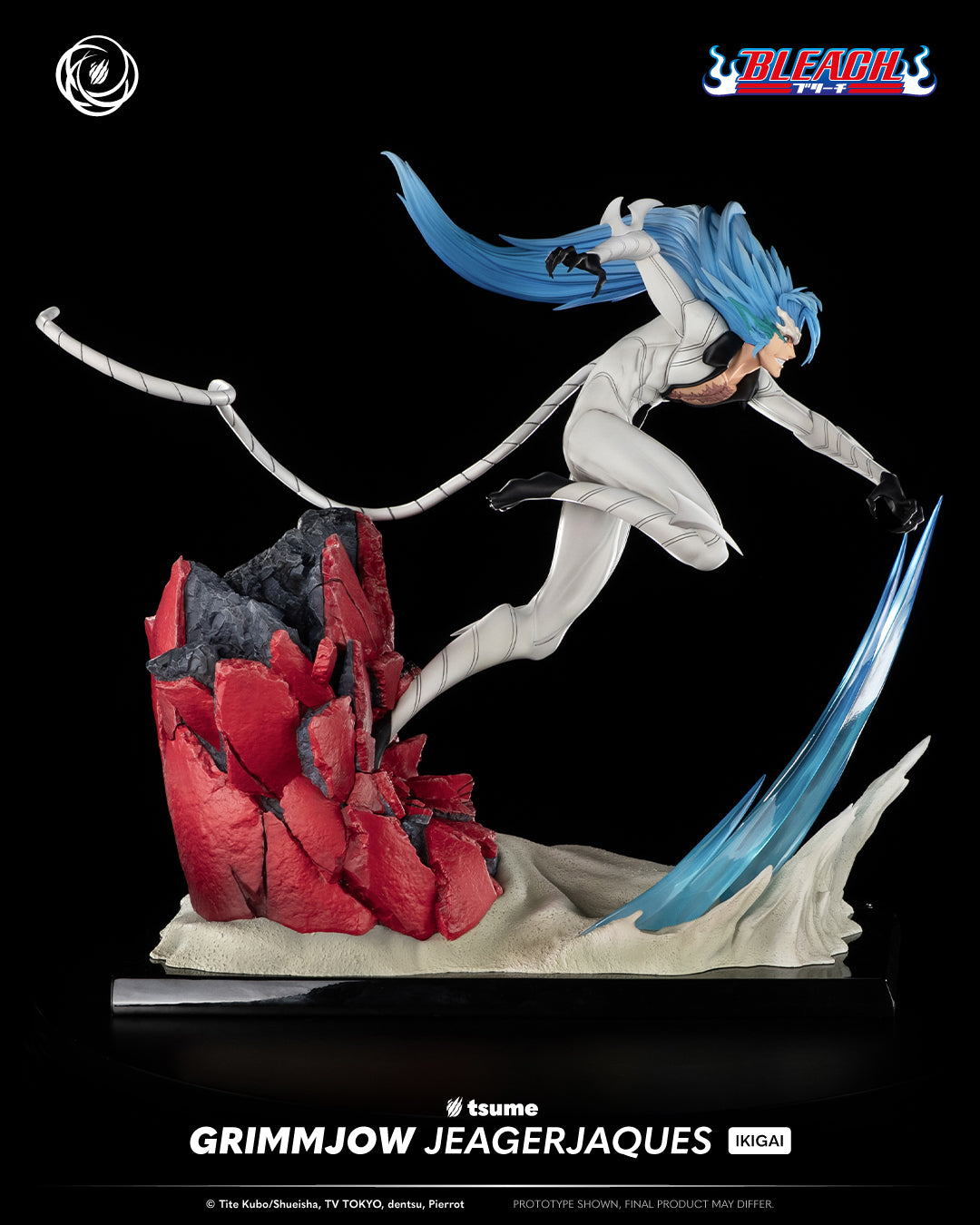 Tsume Art - IKIGAI 1/6 - Bleach - Grimmjow Jaggerjack Statue 36cm