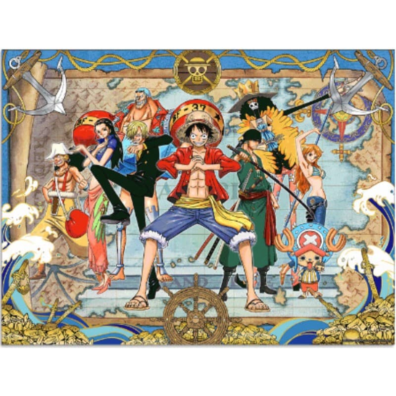 Cartoon Kingdom - Golden Poster - One Piece #01 40x31cm - flash vidéo