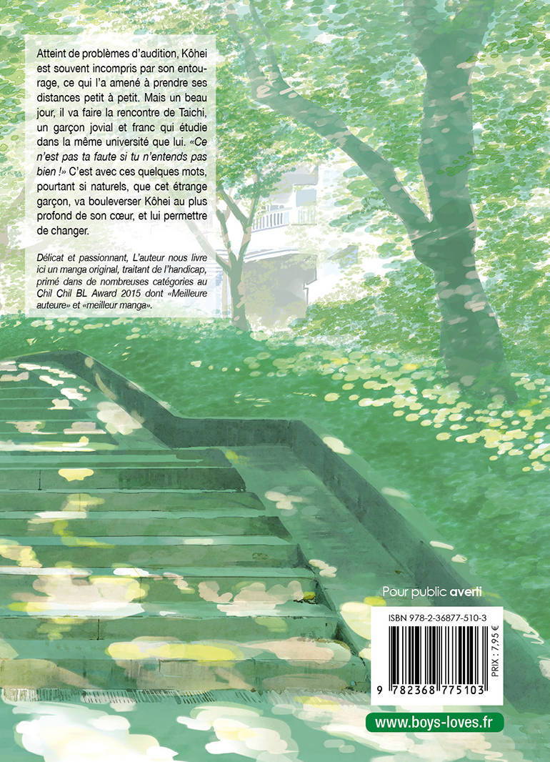 Hidamari ga Kikoeru - Tome 01 (Entends-tu le chant du soleil ?) - Livre (Manga) - Yaoi - Hana Collection