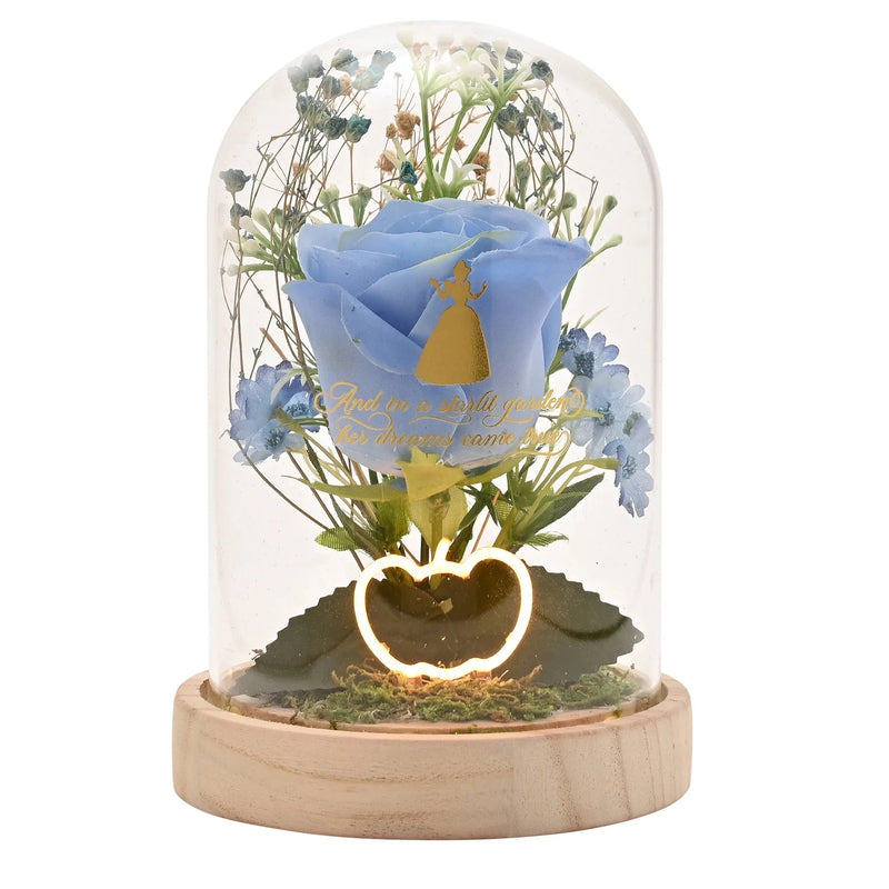 Disney - Cendrillon - Cloche Florale avec Lumière Néon "Cendrillon"