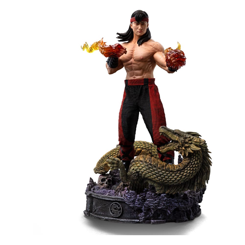 Iron Studios - Art Scale 1/10 - Mortal Kombat - Liu Kang Statue 23cm - flash vidéo