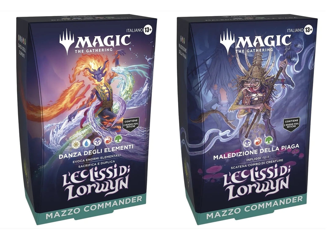 Magic: The Gathering - Assortimento di Mazzi Commander L’Eclissi di Lorwyn (4 Mazzi Commander)