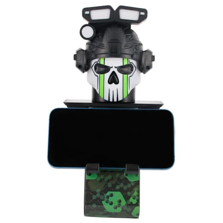 Cable Guys Ikon - Call of Duty - Ghost Logo Support Lumineux Chargeur pour Téléphone et Manette - flash vidéo