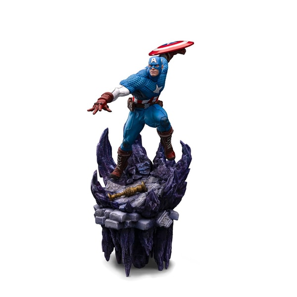 Iron Studios - Deluxe BDS Art Scale 1/10 - Marvel - Captain America "Infinity Gauntlet" Statue 34cm - flash vidéo