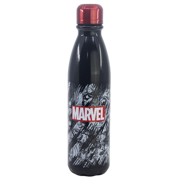 Marvel - Bouteille d'eau Spirit en aluminium Marvel Patern - 780ml - flash vidéo