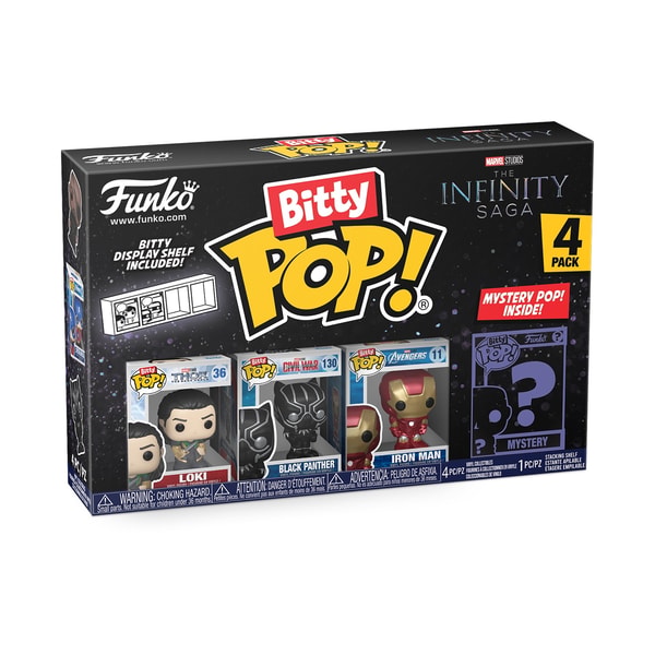 Funko Bitty Pop! 4-Pack: Marvel: The Avengers - Loki - flash vidéo