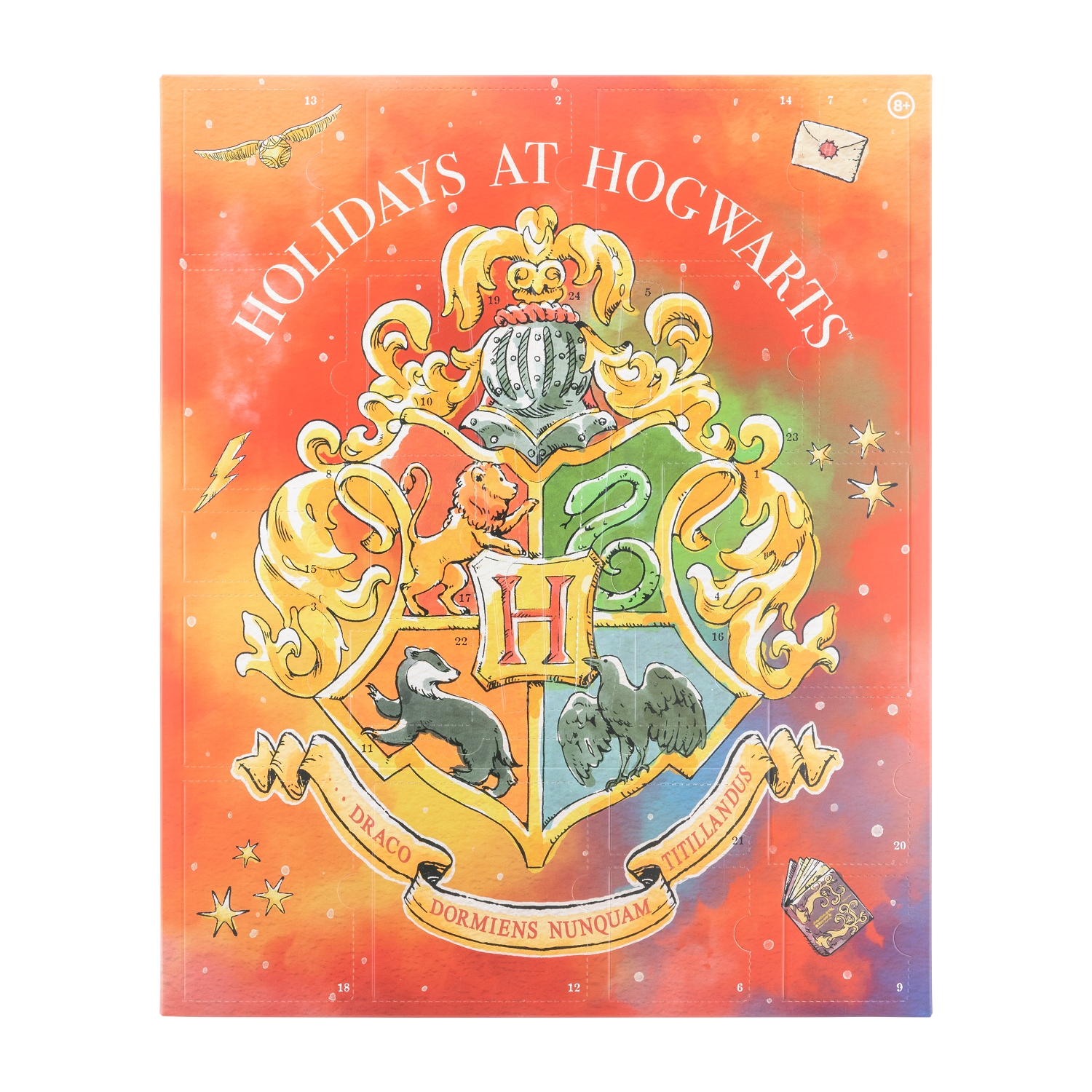 Harry Potter - Calendrier de l'Avent de 24 jours Vacances à Poudlard (set de papeterie) - flash vidéo