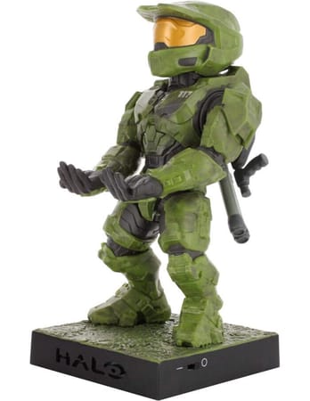 Cable Guys - Halo Infinite - Master Chief Support Chargeur pour Téléphone et Manette - flash vidéo
