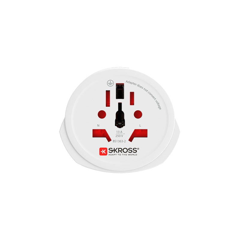 Skross - Adaptateur de voyage Monde vers Europe (2026)