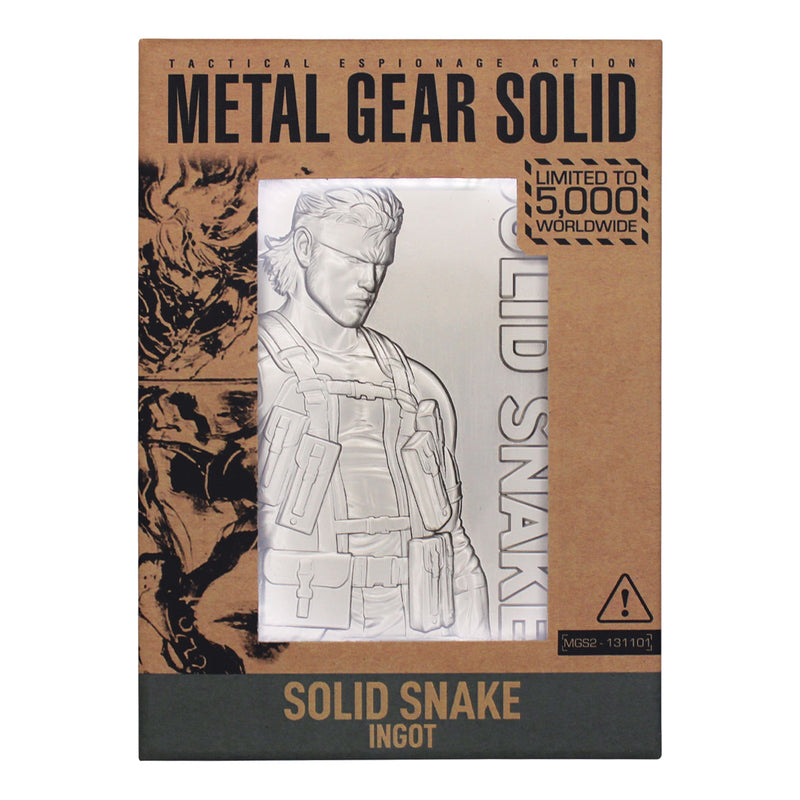 Metal Gear Solid 2 - L'ingot "Snake" en Édition Limitée
