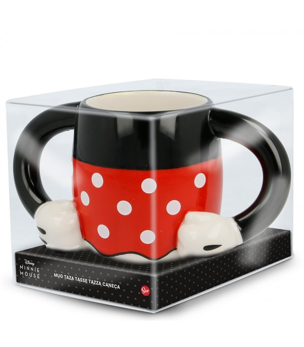 Disney - Tasse 3D en céramique Minnie Mouse - 340ml - flash vidéo