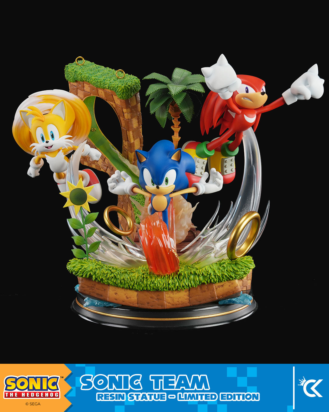 Cartoon Kingdom - 1:6 Statues - Sonic the Hedgehog - Sonic Team Édition Limitée Statue 35cm