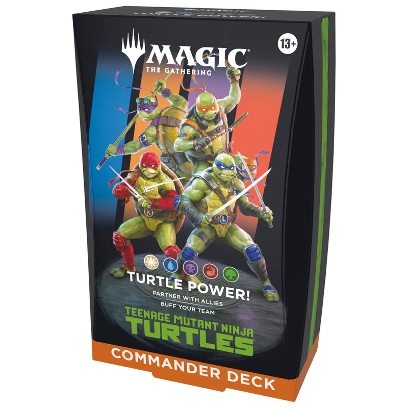 Magic: The Gathering - Set of 4 Commander Decks Teenage Mutant Ninja Turtles: Turtle Power!