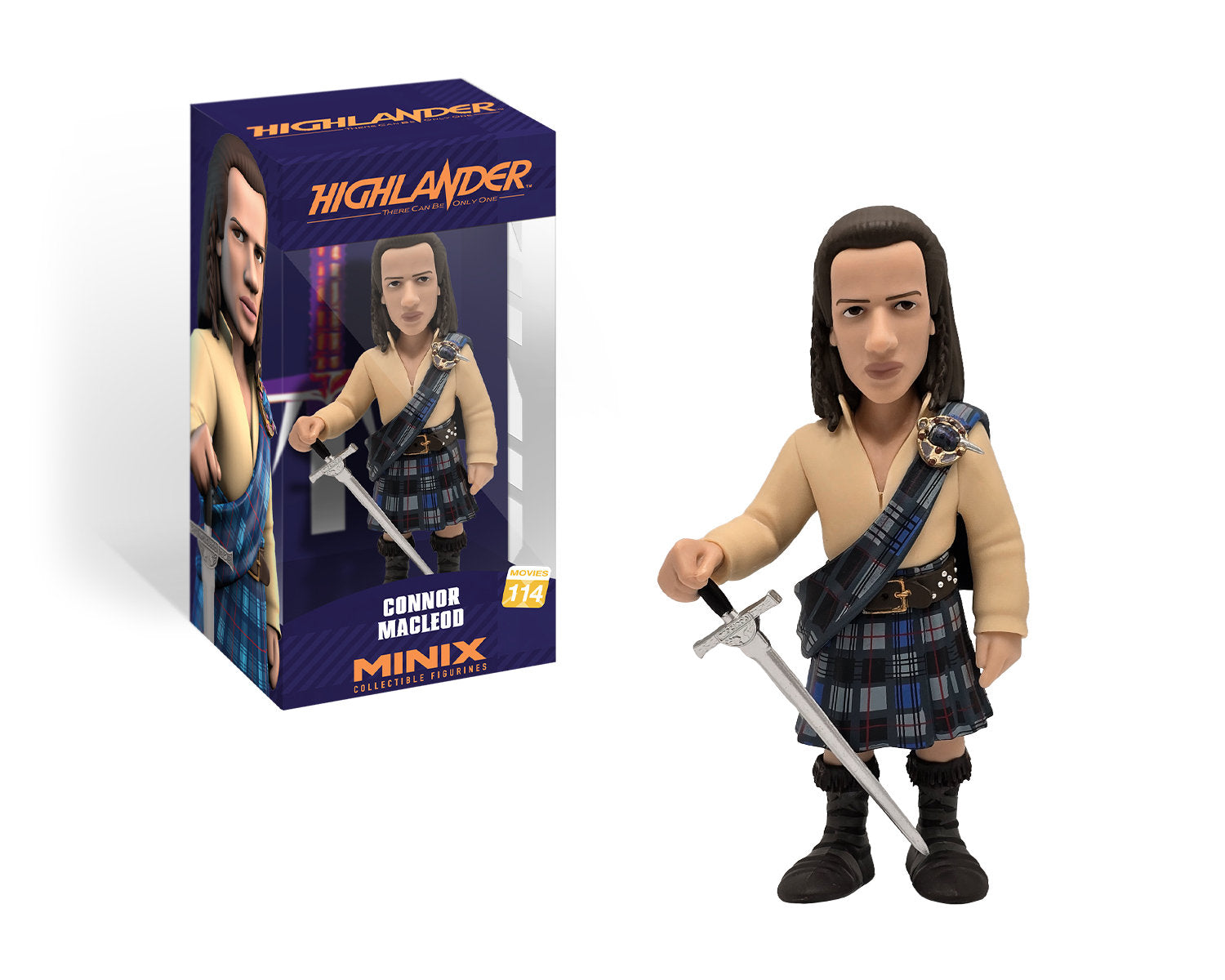 Minix - Movies #114 - Highlander - Connor Macleod - Figurines PVC 12 cm