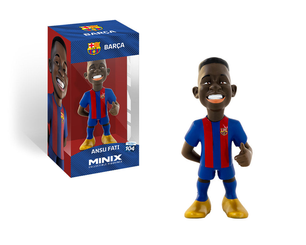 Minix - Football Stars #104 - FC Barcelone - Fati 10 - Figurines PVC 12 cm