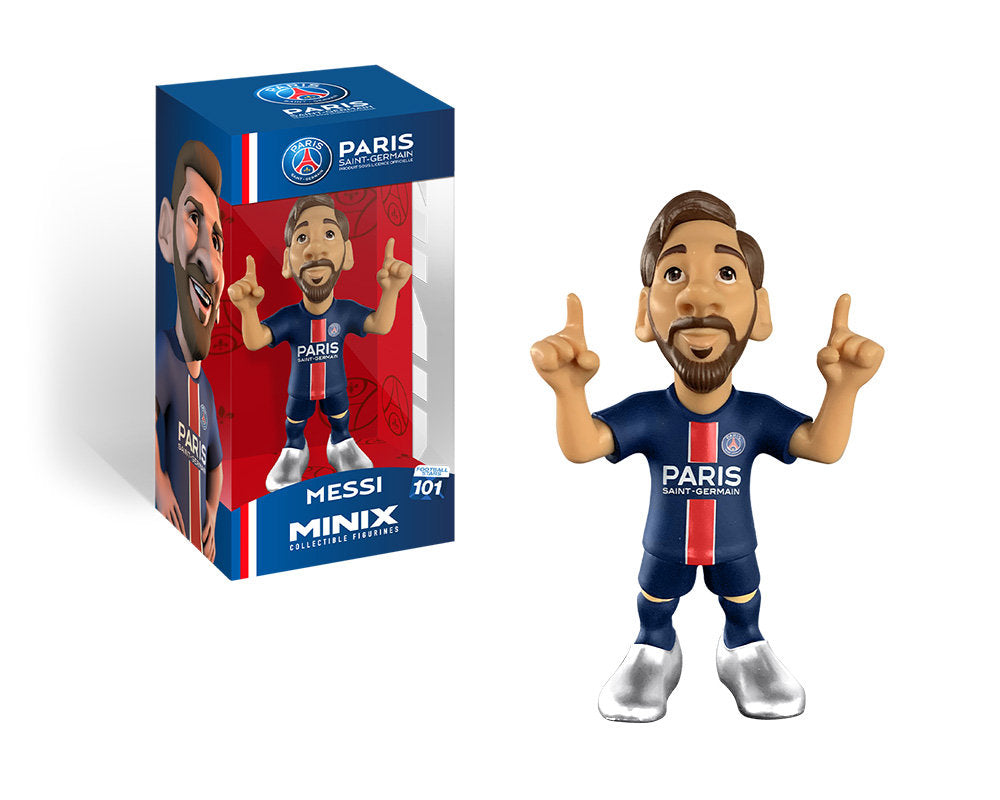 Minix - Football - PSG - Lionel Messi "030" - Figurine 12cm - flash vidéo