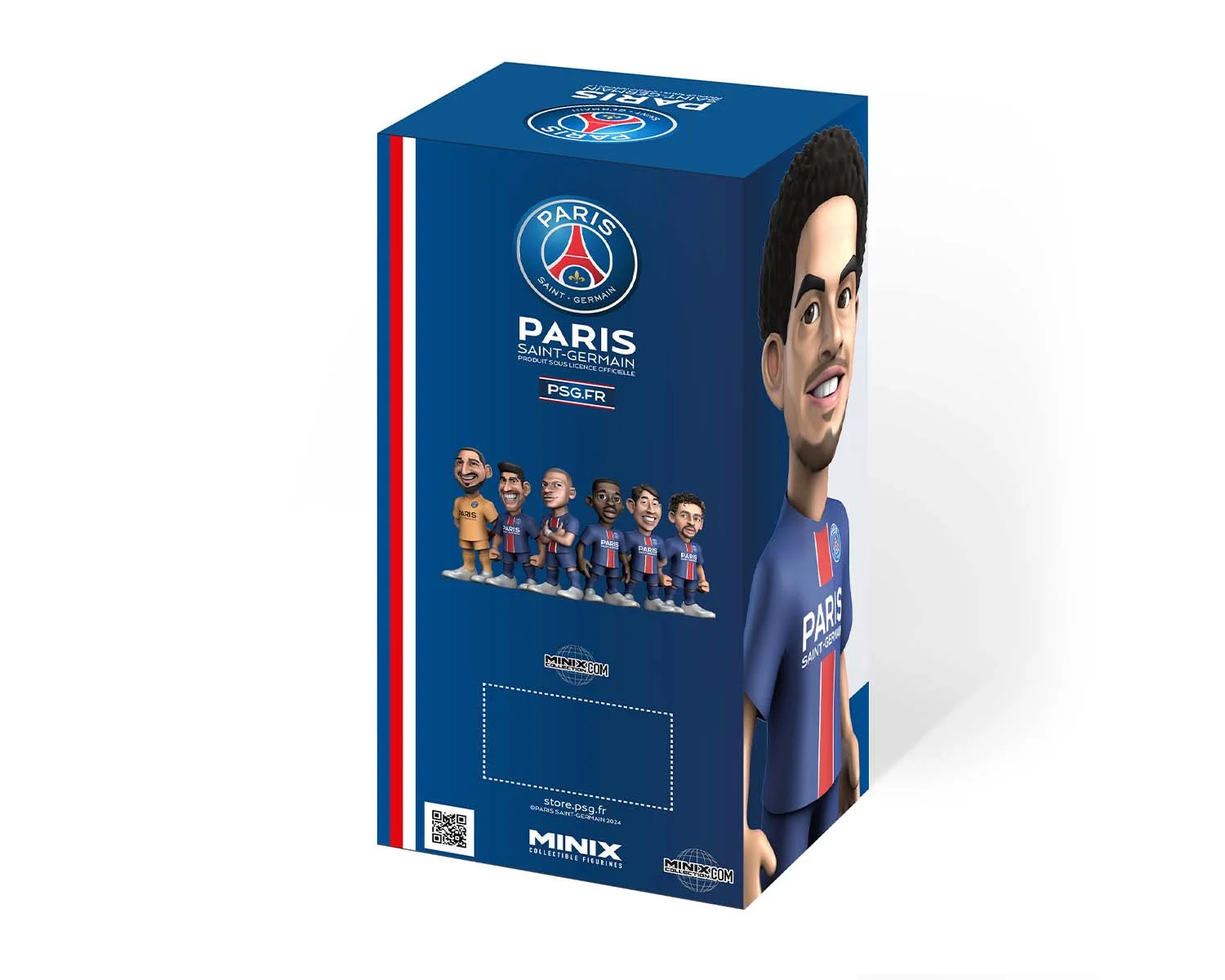 Minix - Football Stars #195 - PSG - Warren Zaire - Emery 33 - Figurines PVC 12 cm