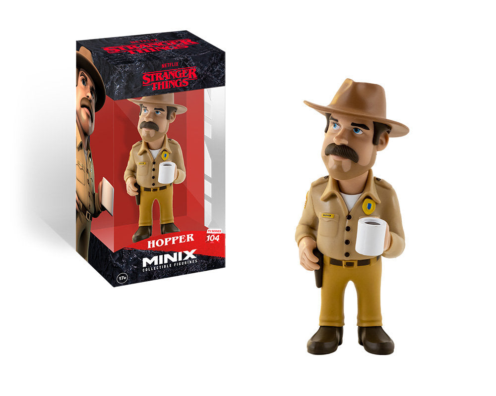 Minix - TV Series #104 - Stranger Things - Hopper - Figurines PVC 12 cm