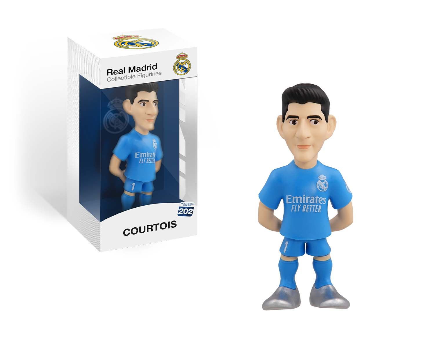Minix - Football Stars #202 - Real Madrid - Courtois - Figurines PVC 12 cm