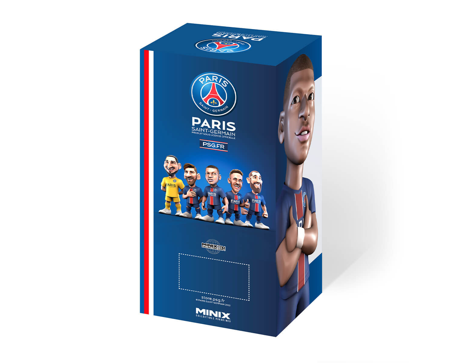 Minix - Football Stars #100 - PSG - Mbappé 7 - Figurines PVC 12 cm