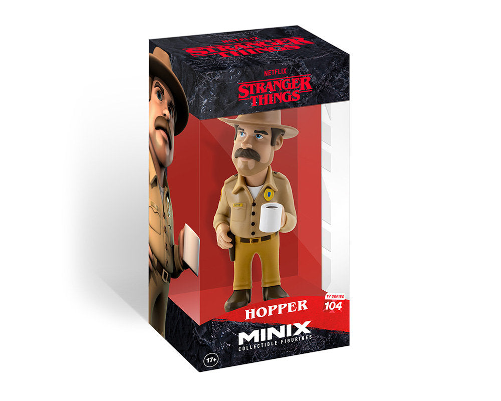 Minix - TV Series #104 - Stranger Things - Hopper - Figurines PVC 12 cm