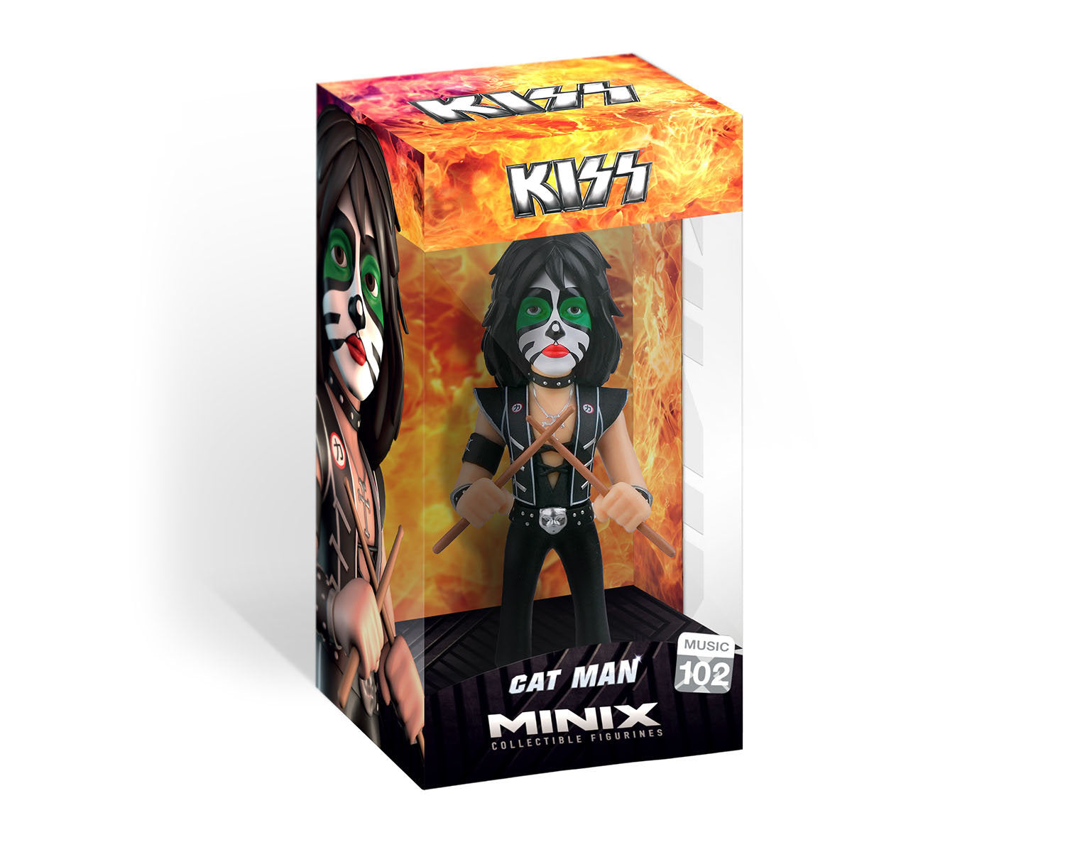 Minix - Music #102 - KISS - Cat Man - Figurines PVC 12 cm