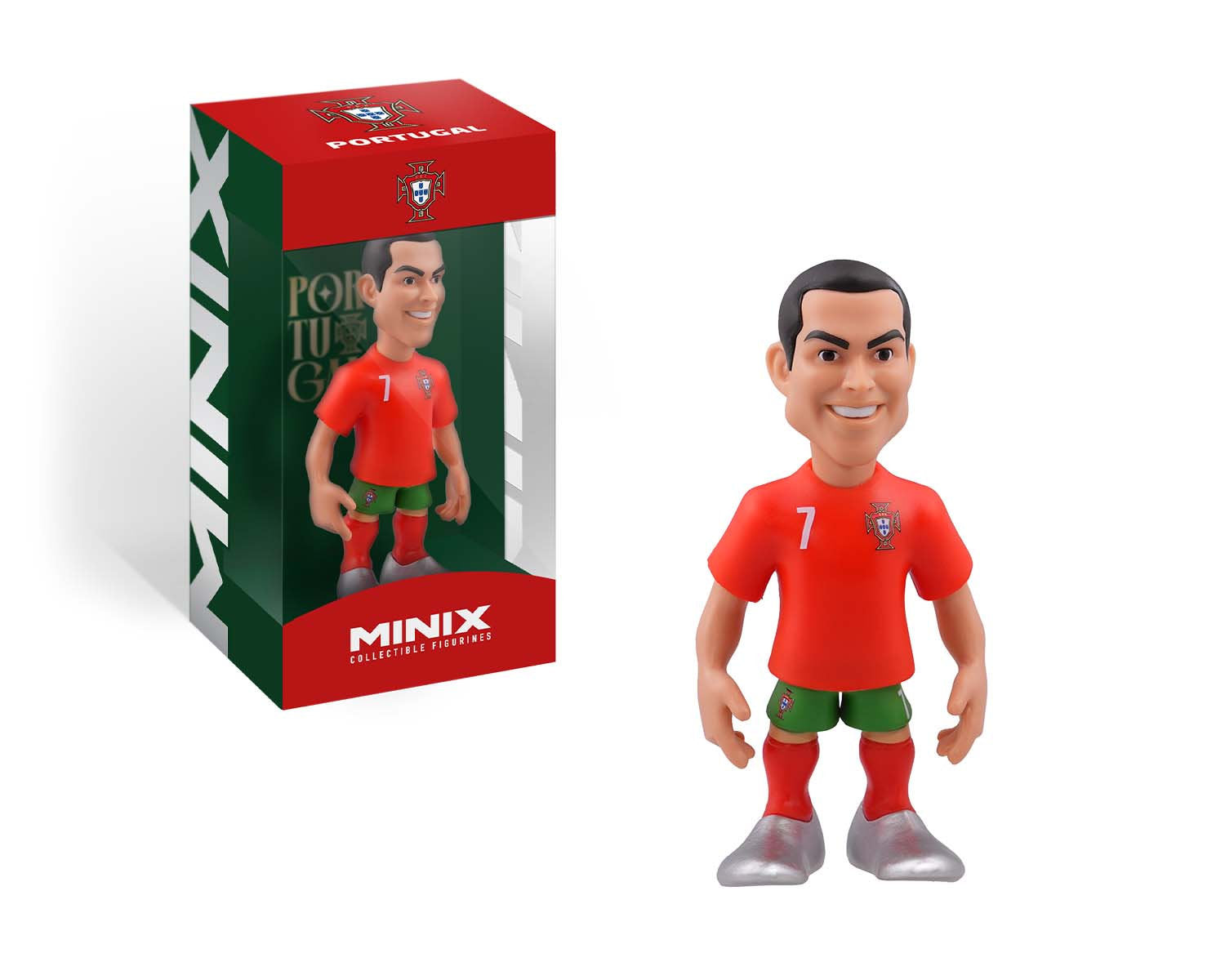 Minix - Football Stars #7 - Portugal - Cristiano Ronaldo CR7 - Figurines PVC 12 cm