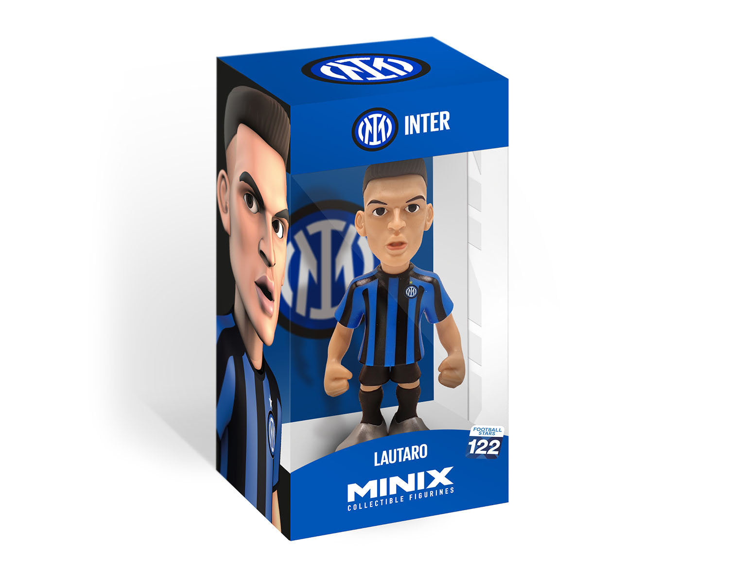 Minix - Football Stars #122 - Inter Milan - Lautaro 10 - Figurines PVC 12 cm
