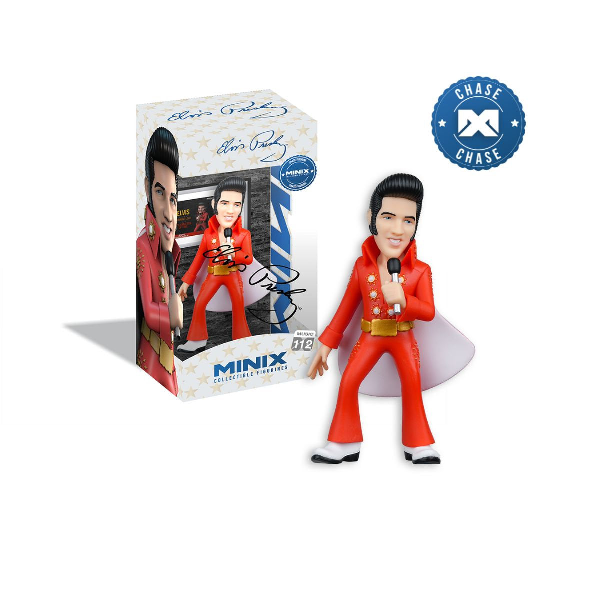Minix - Music #112 - Elvis - Elvis Red Suit - Figurines PVC 12 cm (W13)