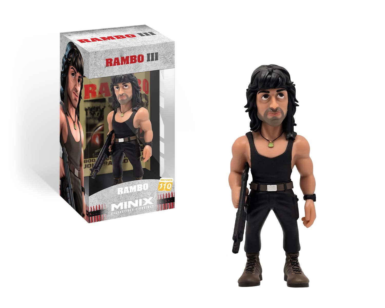 Minix - Movies #110 - Rambo - Rambo en t-shirt - Figurines PVC 12 cm