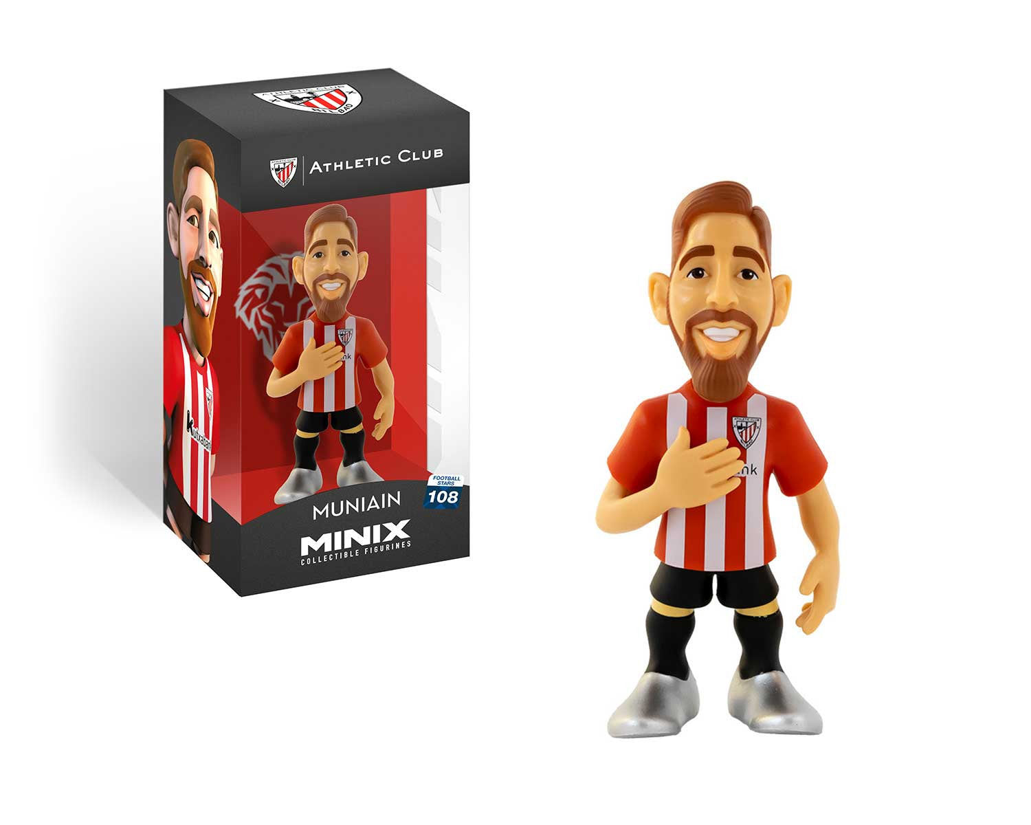 Minix - Football Stars #108 - Athletic Bilbao - Muniain 10 - Figurines PVC 12 cm