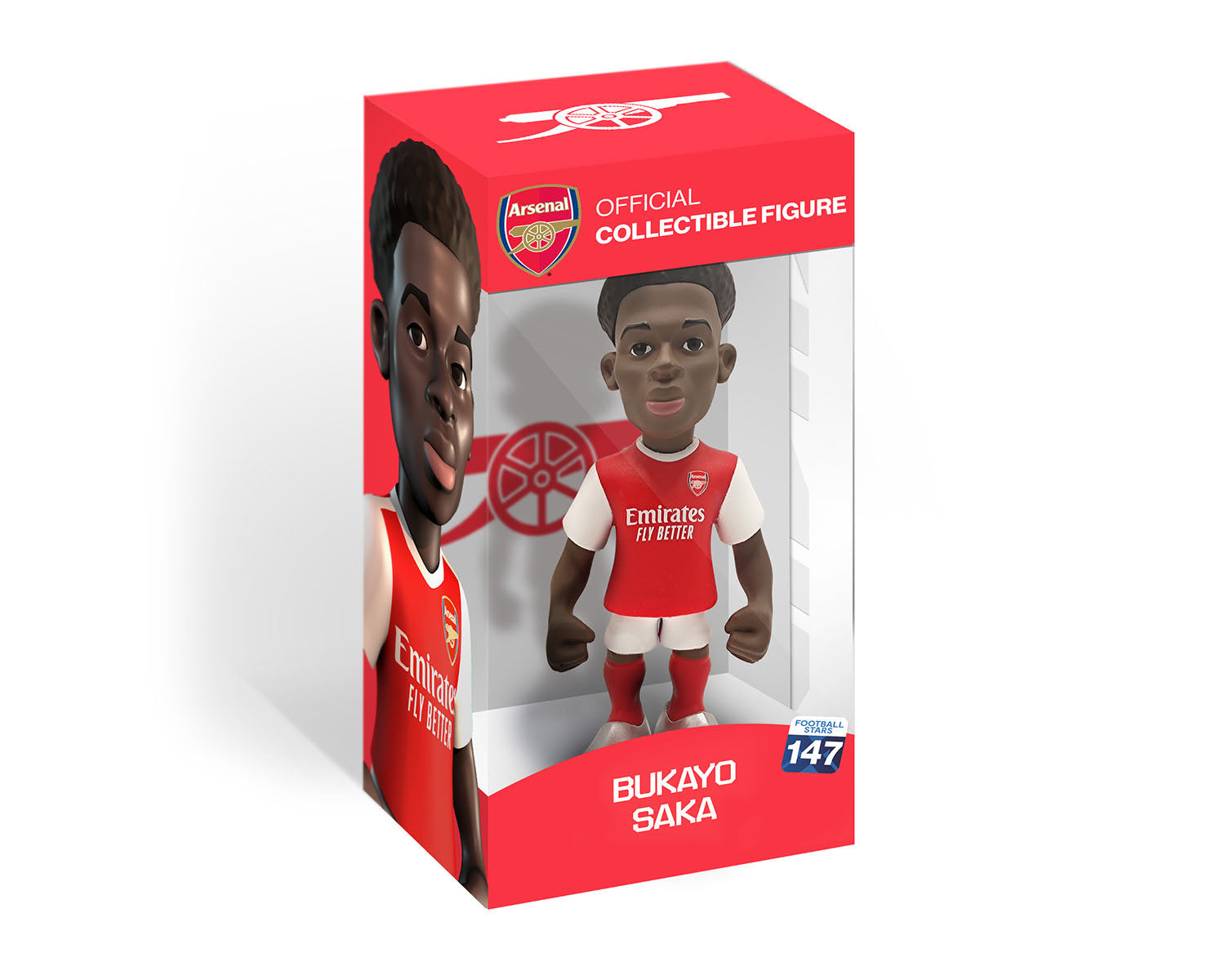 Minix - Football Stars #147 - Arsenal - Saka 7 - Figurines PVC 12 cm