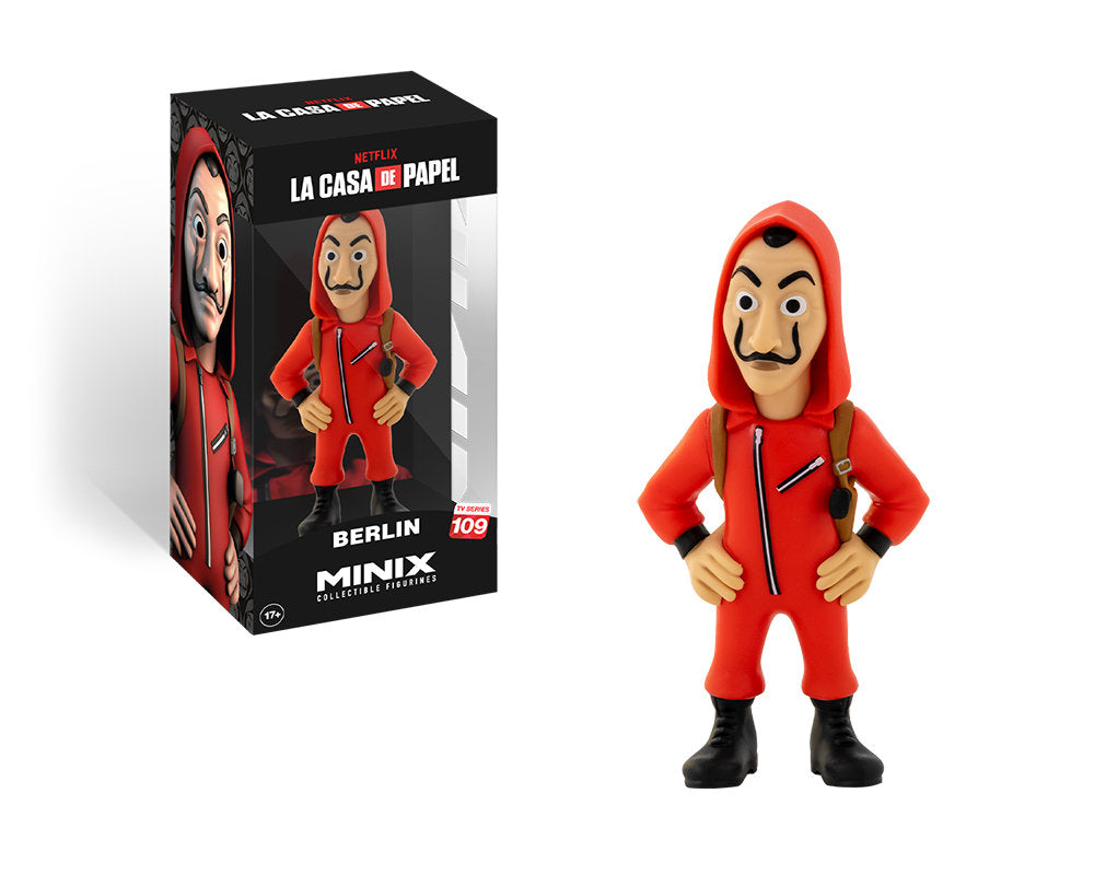 Minix - TV Series #109 - La Casa de Papel - Berlin avec masque - Figurines PVC 12 cm