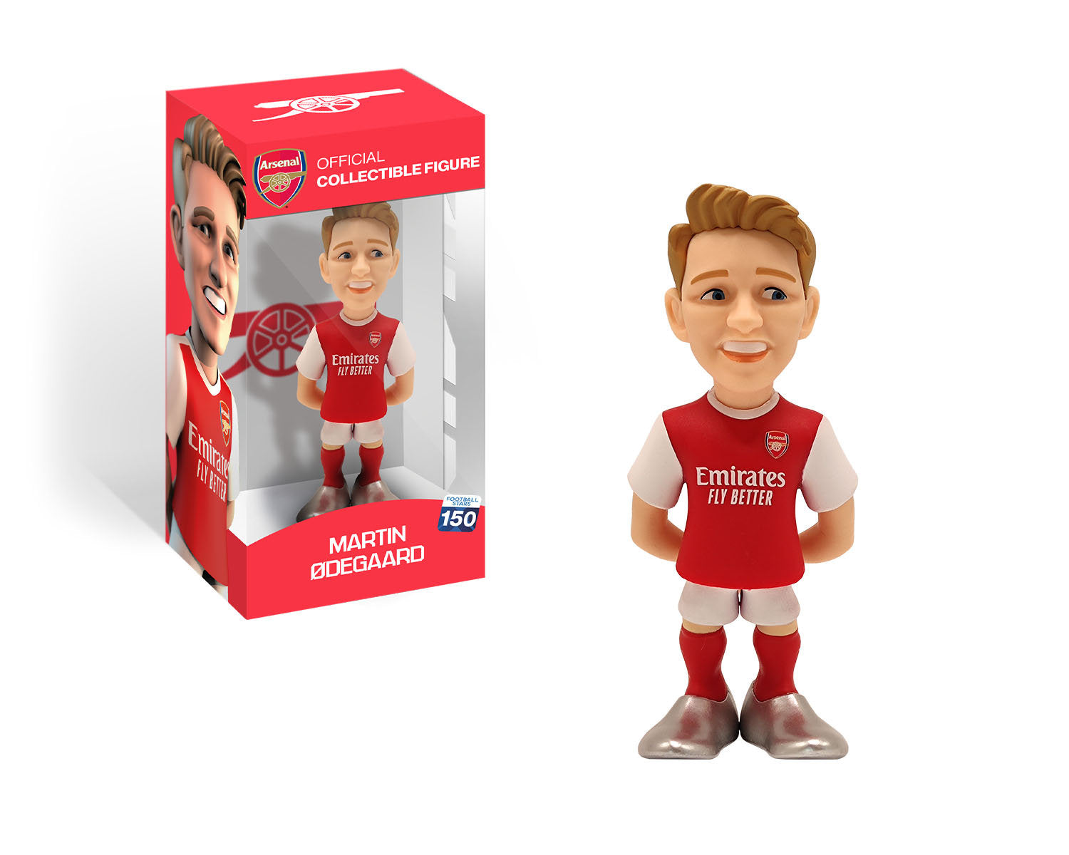 Minix - Football Stars #150 - Arsenal - Odegaard 8 - Figurines PVC 12 cm
