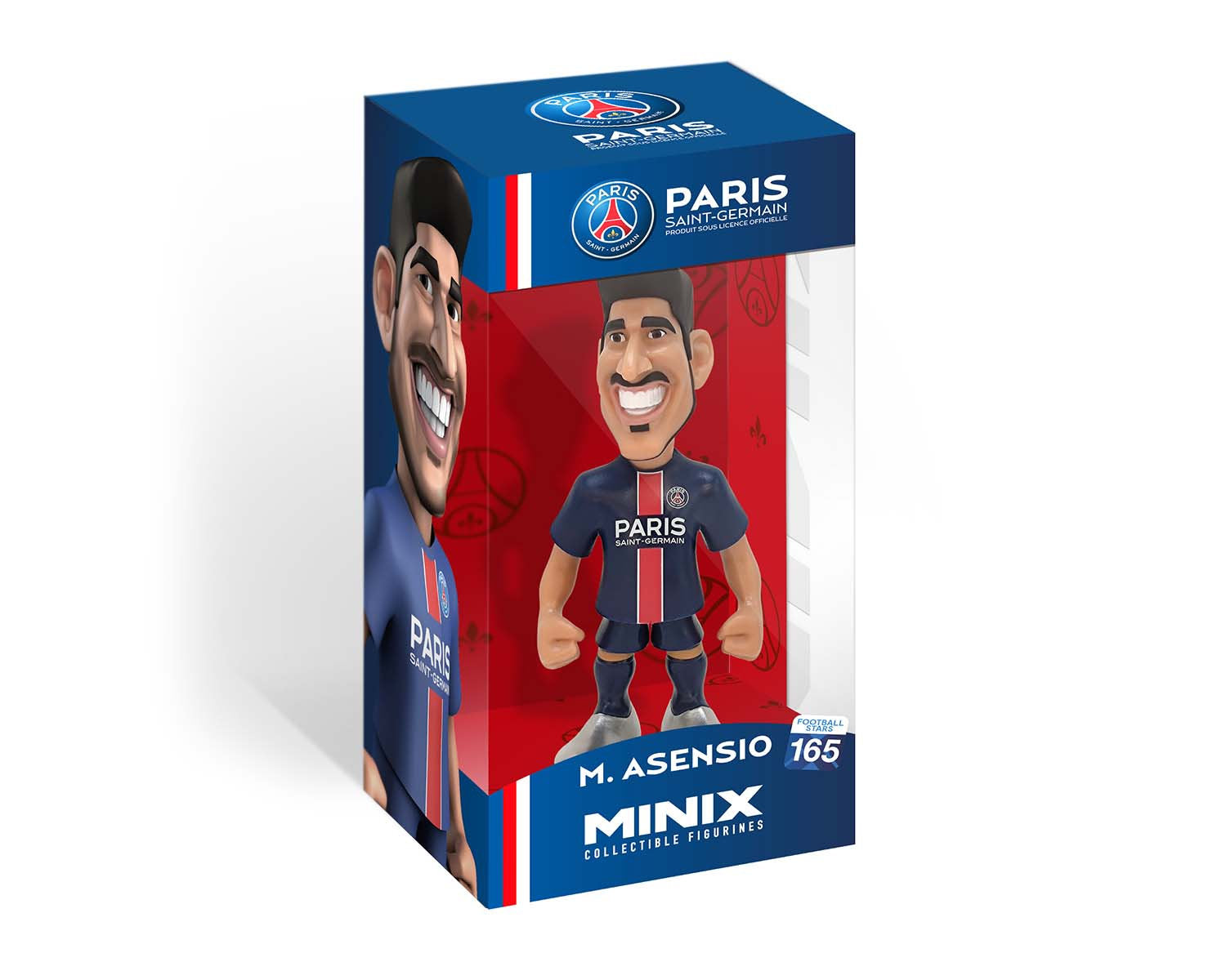 Minix - Football Stars #165 - PSG Asensio 11 - Figurines PVC 12 cm