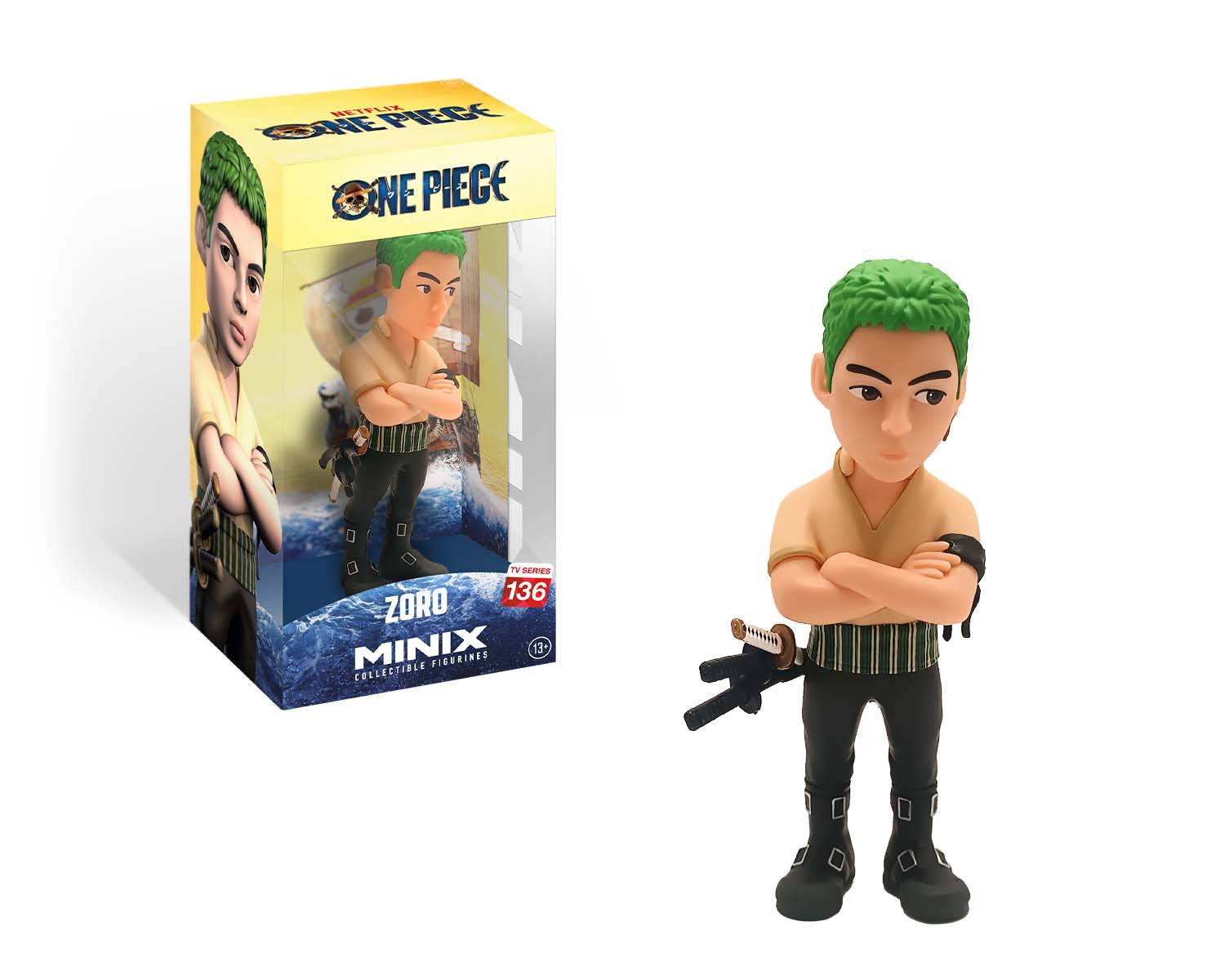 Minix - Anime #136 - One Piece - Zoro Roronoa - Figurines PVC 12 cm
