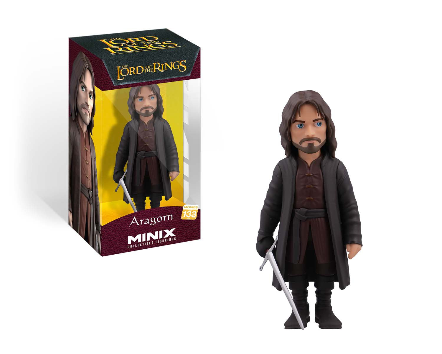 Minix - Movies #133 - Le Seigneur des Anneaux - Aragorn - Figurines PVC 12 cm
