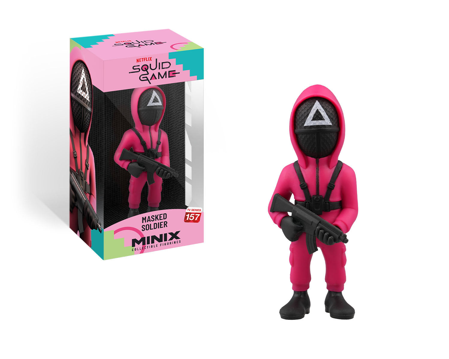 Minix - TV Series #157 - Squid Game - Masked Soldier Triangle Guard - Figurines PVC 12 cm