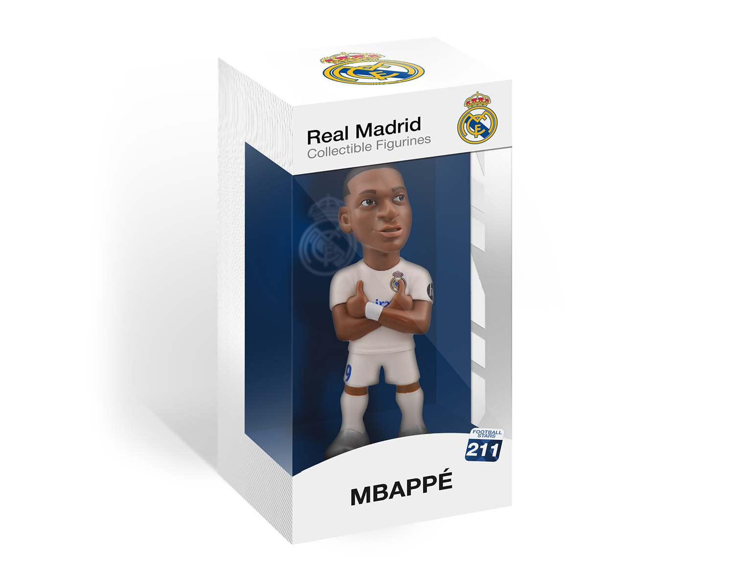 Minix - Football Stars #211 - Real Madrid - Mbappé 9 - Figurines PVC 12 cm