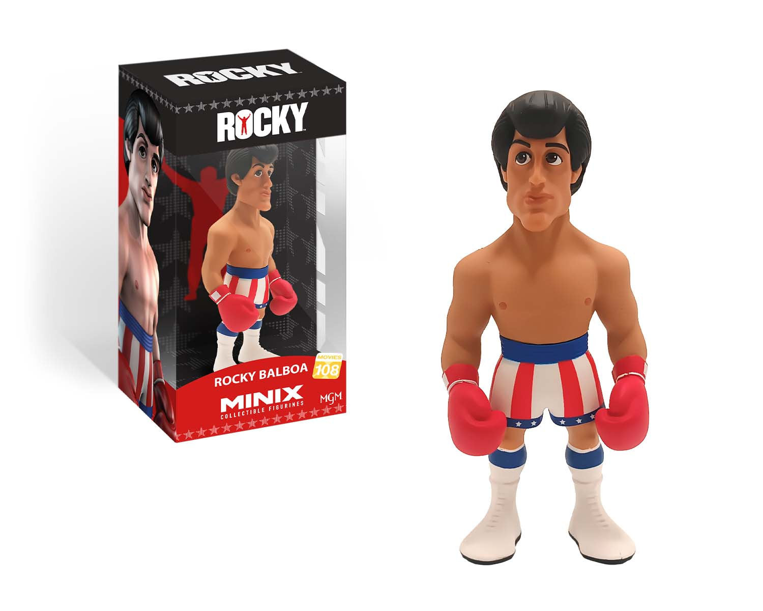 Minix - Movies #108 - Rocky IV - Rocky Balboa - Figurines PVC 12 cm
