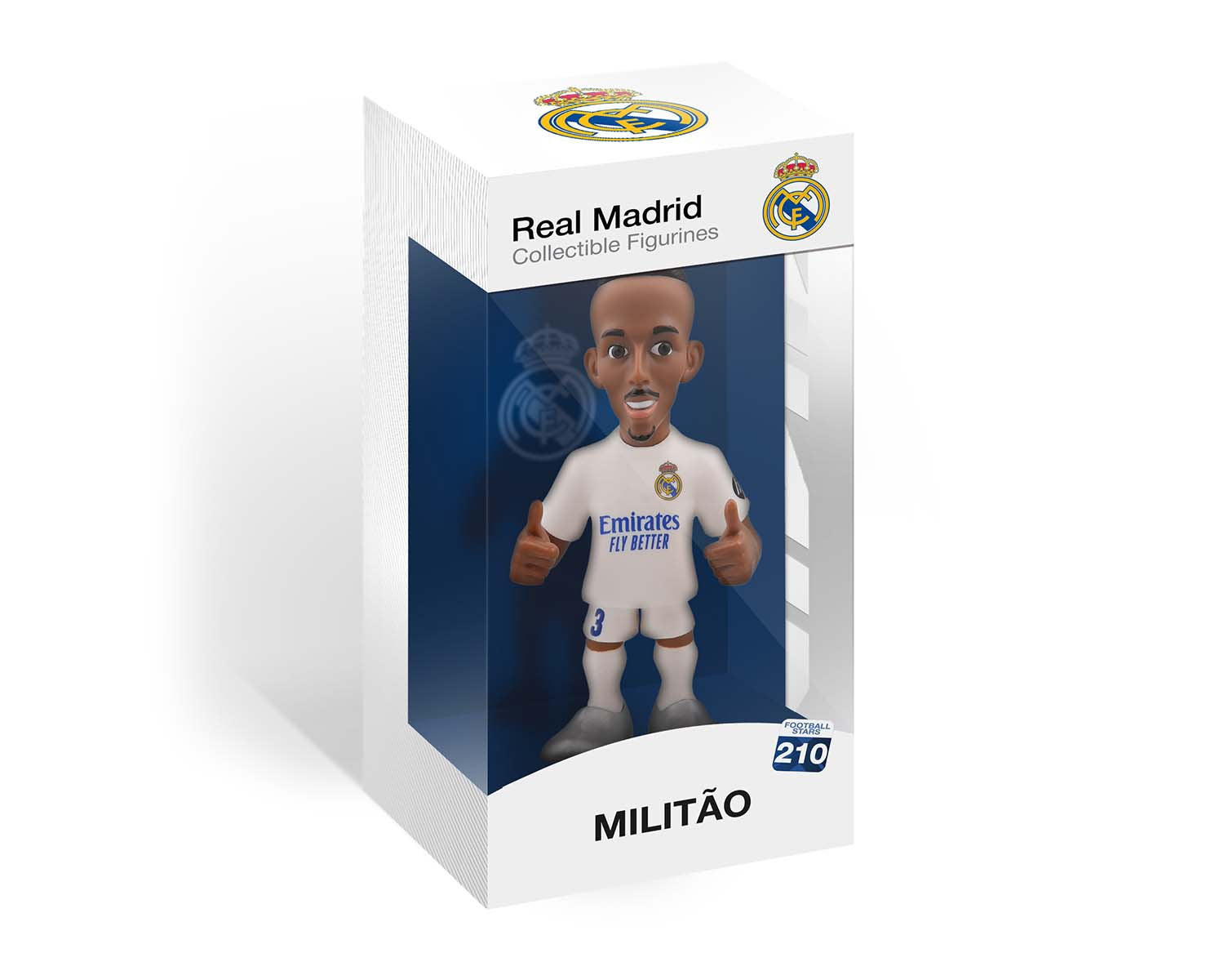 Minix - Football Stars #210 - Real Madrid - Militao - Figurines PVC 12 cm